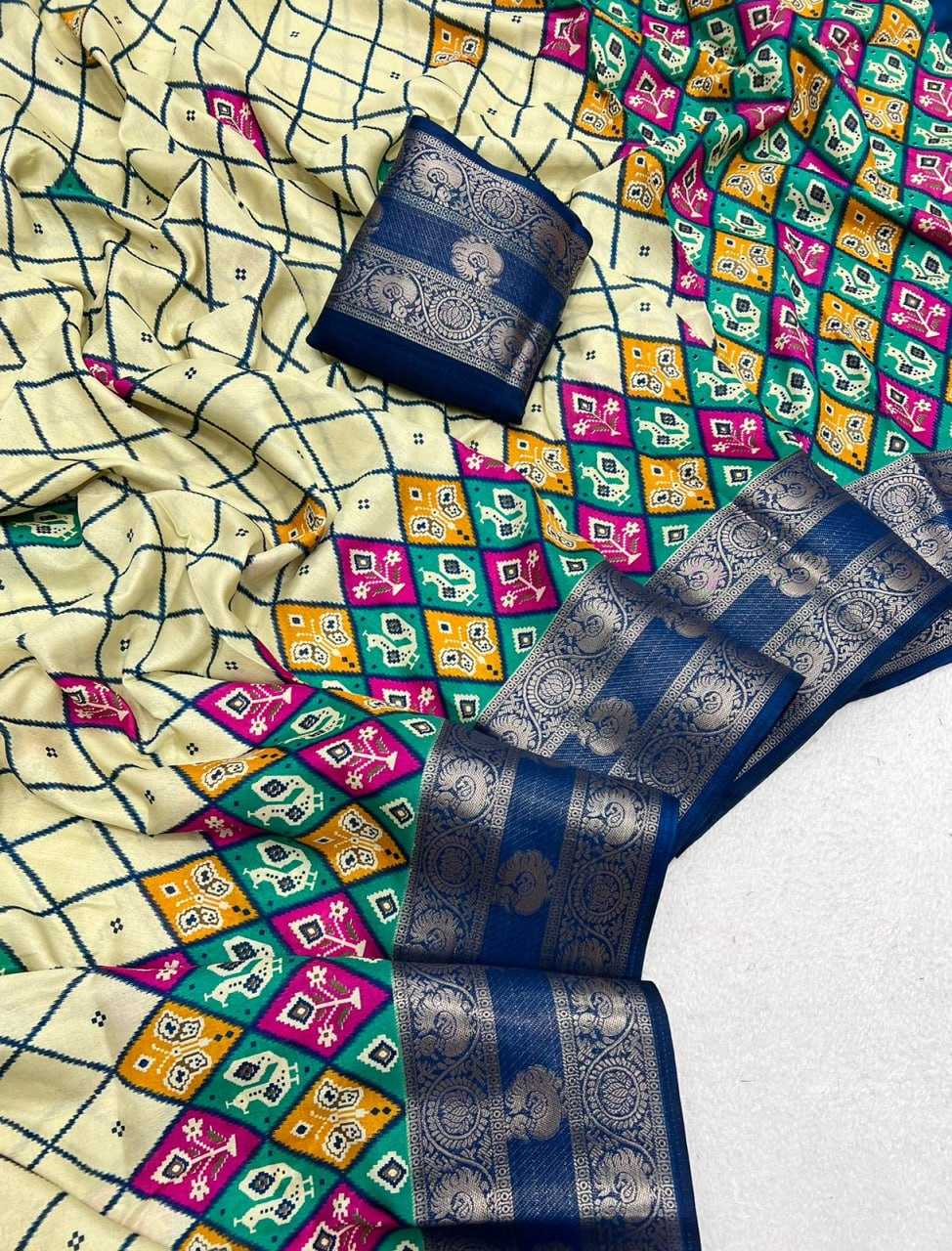 YNF DOLA SILK RIN199 Hetvi SILK SAREES WHOLESALE DOLA SILK SOFT SILK PRINTED SILK LIGHTWEIGHT SAREES MANUFACTURER