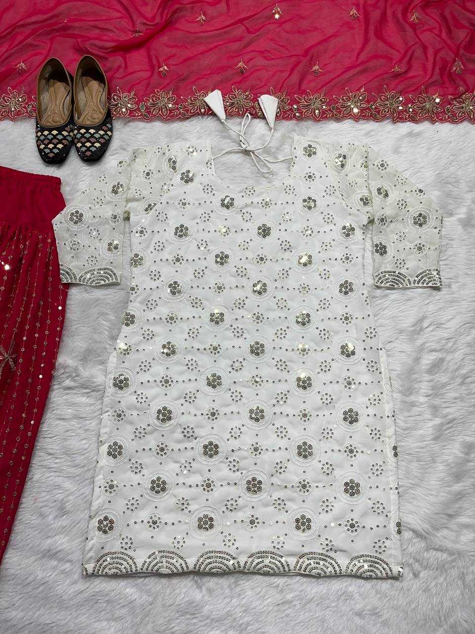 YNF FAUX GEORGETTE KESH144 1151 SUITS & DRESSES WHOLESALE EMBROIDERY PATIALA LADIES SALWAR GEORGETTE LADIES PARTY WEAR DHOTI SALWAR PUNJABI SUITS MANUFACTURER