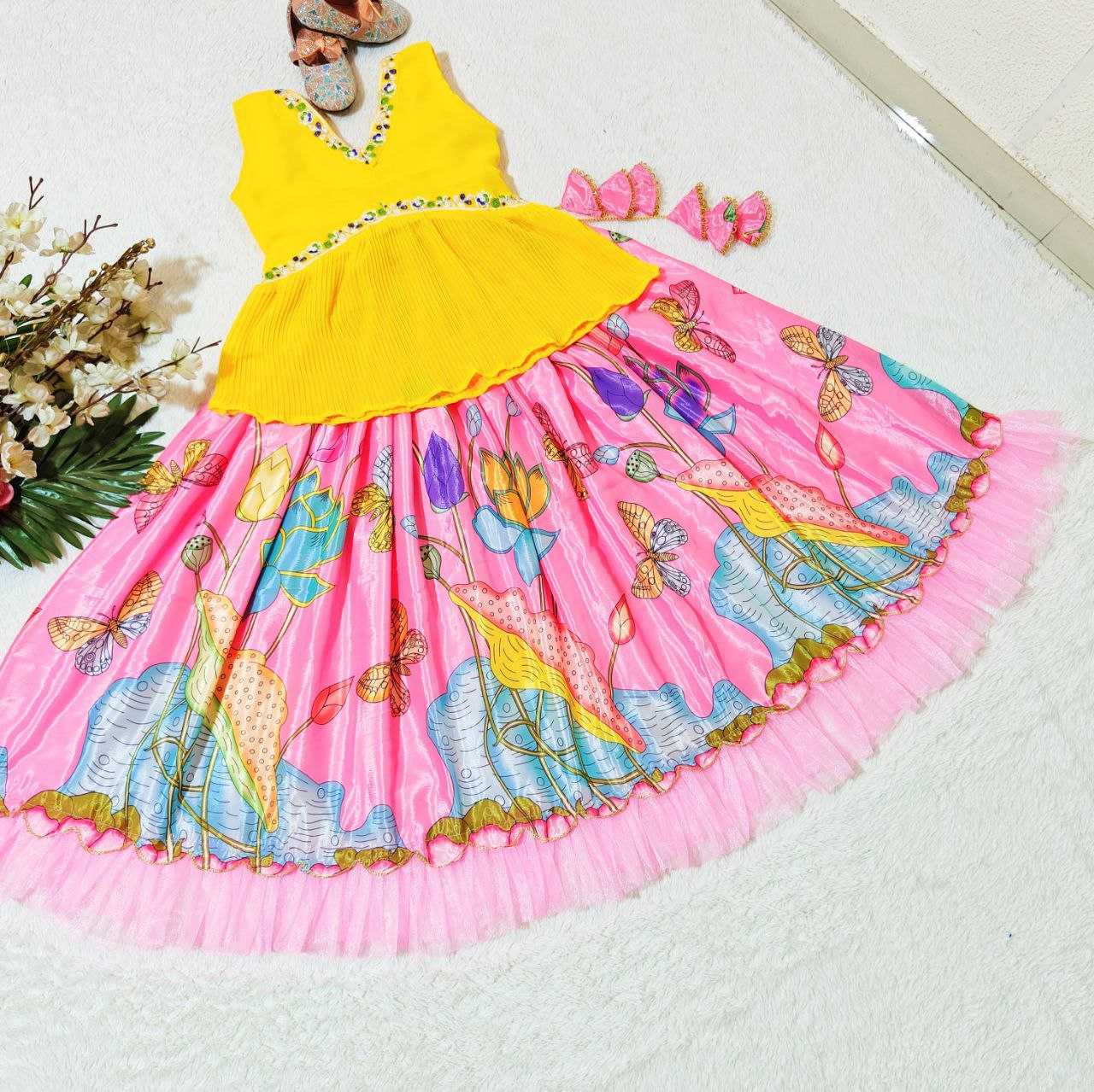 YNF FAUX GEORGETTE KESH168 MNT22 KIDS WEAR WHOLESALE KIDS LEHENGA CHOLI KIDS TRADITIONAL OUTFITS KIDS FESTIVE KIDS DIWALI OUTFITS MANUFACTURER