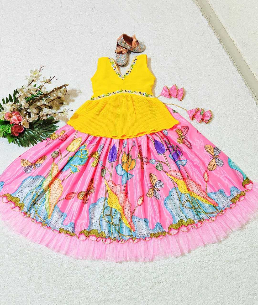 YNF FAUX GEORGETTE KESH168 MNT22 KIDS WEAR WHOLESALE KIDS LEHENGA CHOLI KIDS TRADITIONAL OUTFITS KIDS FESTIVE KIDS DIWALI OUTFITS MANUFACTURER