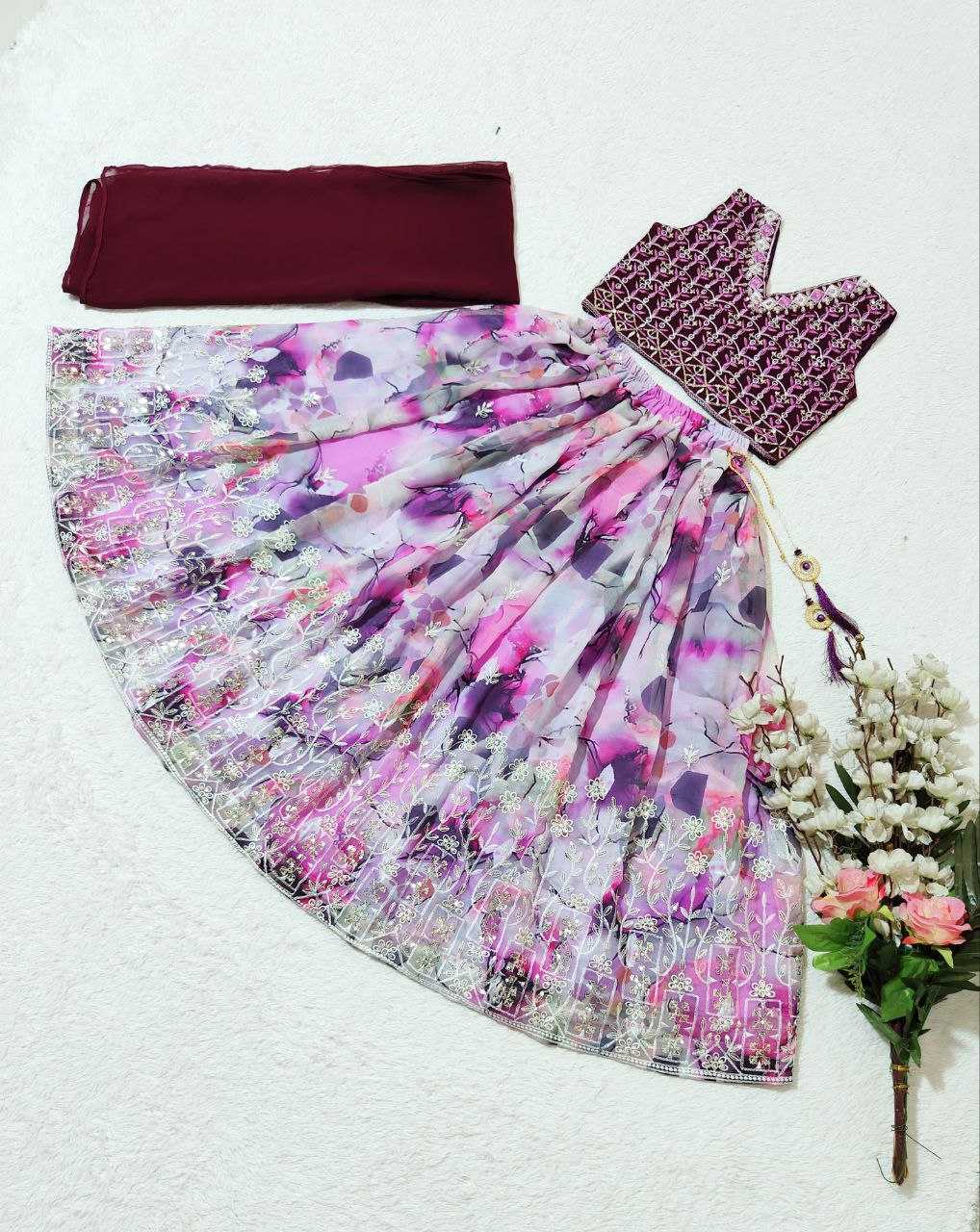 YNF FAUX GEORGETTE KESH168 MNT28 KIDS WEAR WHOLESALE KIDS LEHENGA KIDS ETHNIC WEAR KIDS TRADITIONAL OUTFITS KIDS LEHENGA CHOLI KIDS FESTIVE WEAR KIDS DIWALI CLOTHES  MANUFACTURER