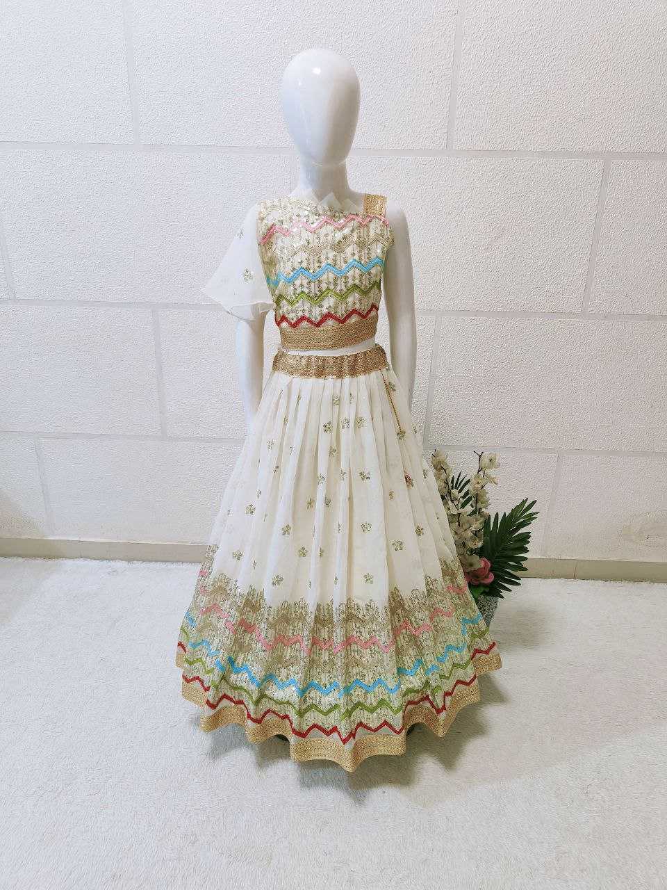 YNF FAUX GEORGETTE KESH168 MNT30 KIDS WEAR WHOLESALE KIDS LEHENGA KIDS TRADITIONAL OUTFITS KIDS LEHENGA CHOLI KIDS FESTIVE WEAR KIDS WEDDING OUTFITS MANUFACTURER