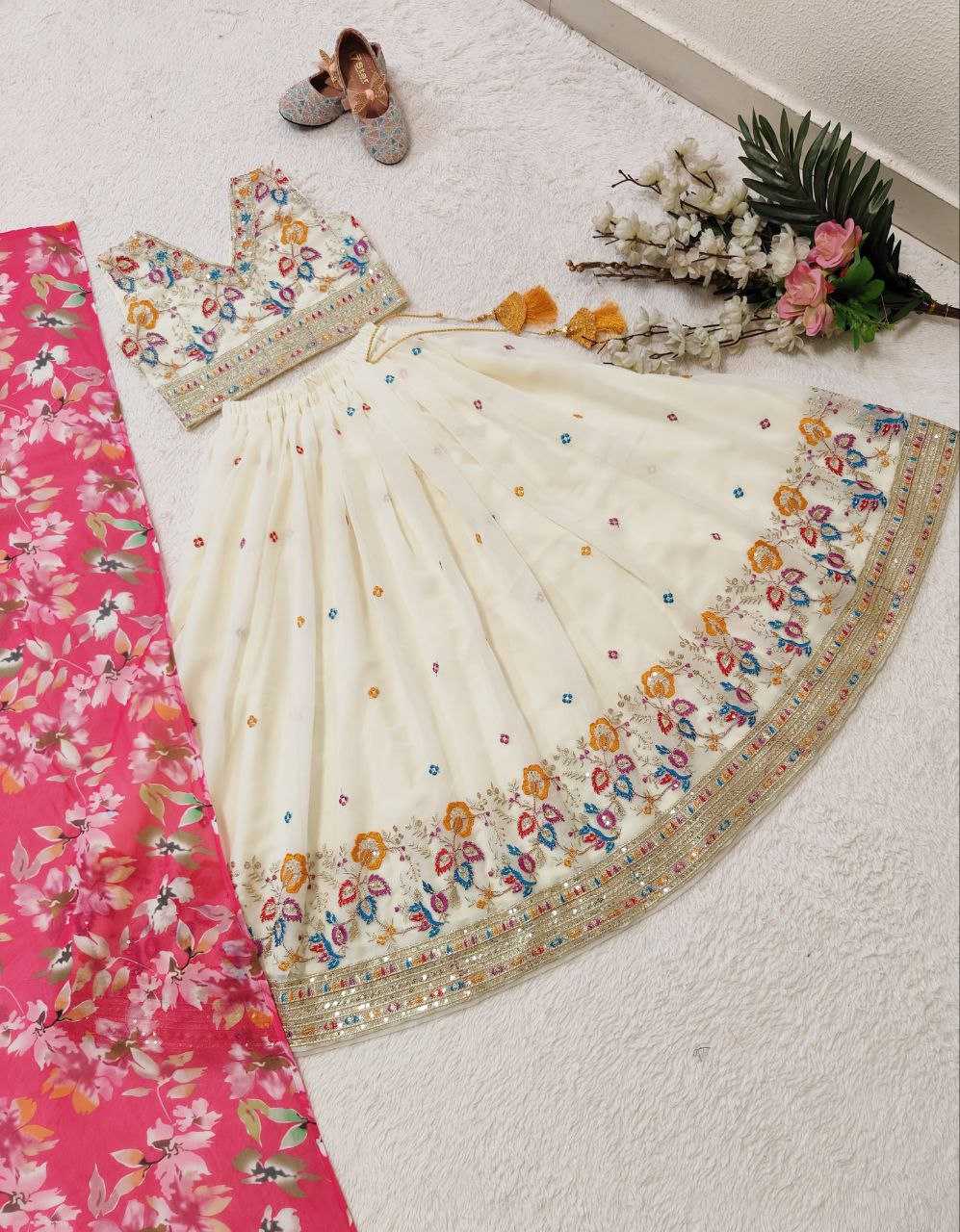 YNF FAUX GEORGETTE KESH168 MNT35 KIDS WEAE WHOLESALE KIDS LEHENGA KIDS TRADITIONAL OUTFITS KIDS FESTIVE WEAR KIDS  WEDDINGS OUTFITS KIDS DIWALI CLOTHES MANUFACTURER