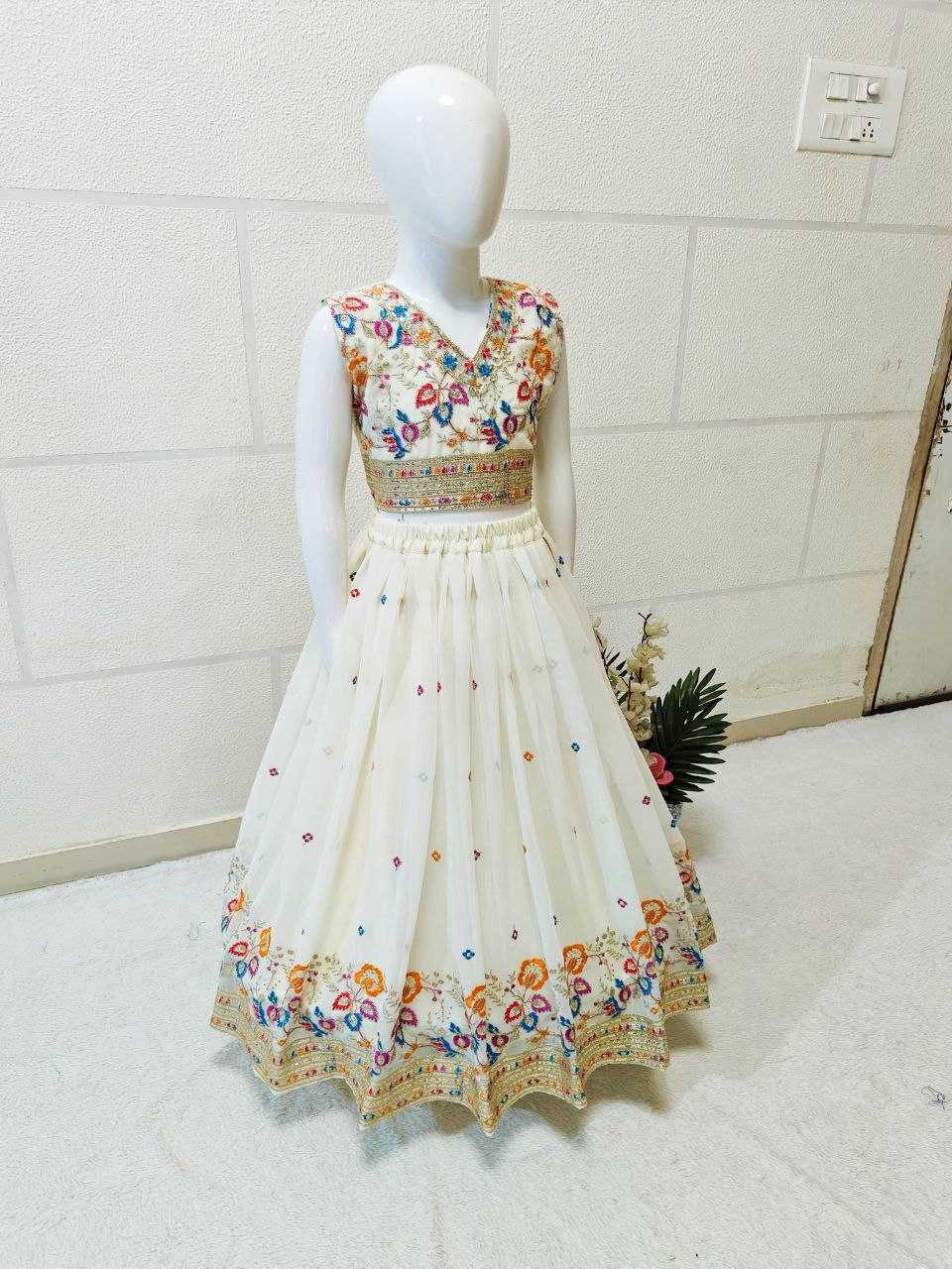 YNF FAUX GEORGETTE KESH168 MNT35 KIDS WEAE WHOLESALE KIDS LEHENGA KIDS TRADITIONAL OUTFITS KIDS FESTIVE WEAR KIDS  WEDDINGS OUTFITS KIDS DIWALI CLOTHES MANUFACTURER