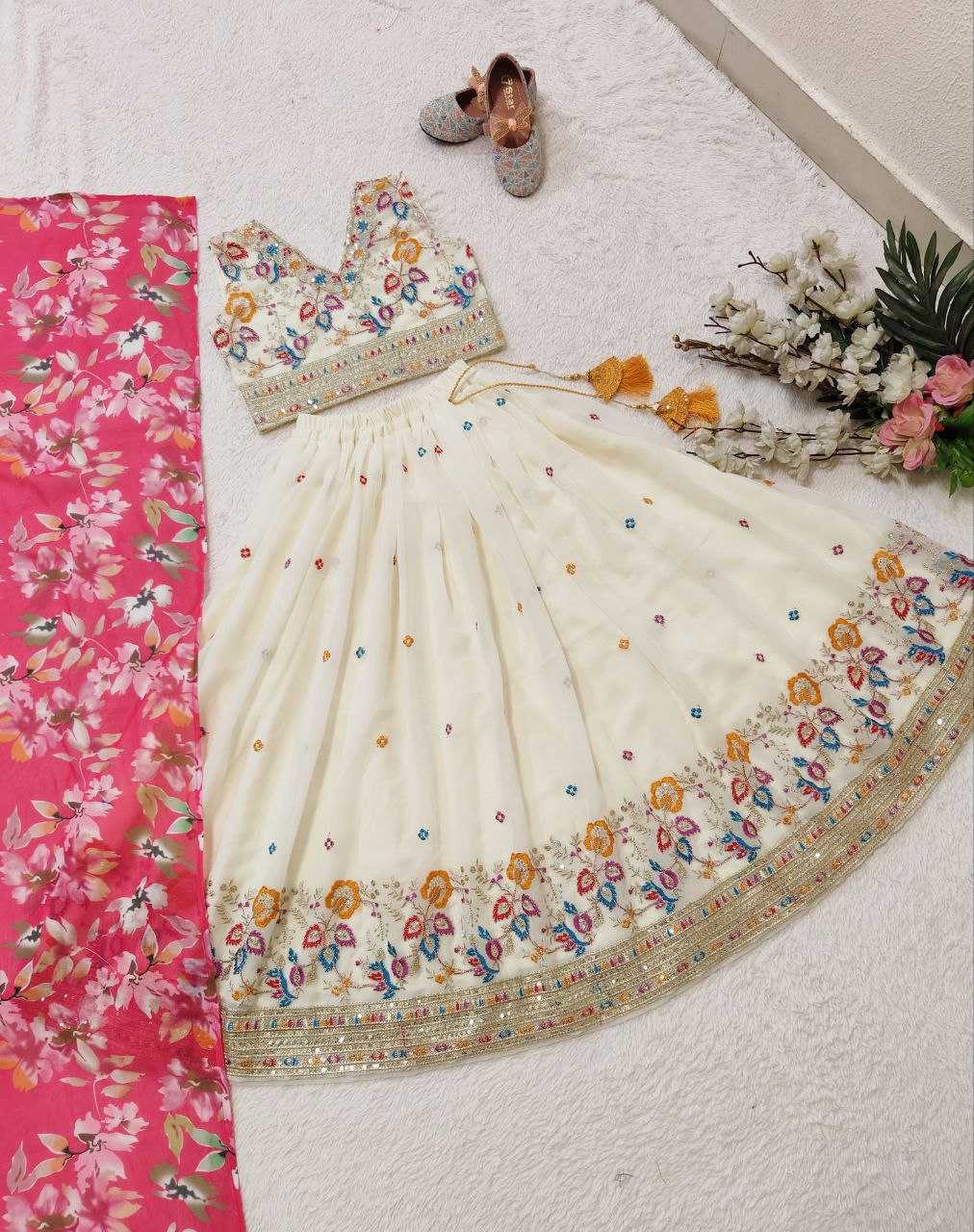 YNF FAUX GEORGETTE KESH168 MNT35 KIDS WEAE WHOLESALE KIDS LEHENGA KIDS TRADITIONAL OUTFITS KIDS FESTIVE WEAR KIDS  WEDDINGS OUTFITS KIDS DIWALI CLOTHES MANUFACTURER