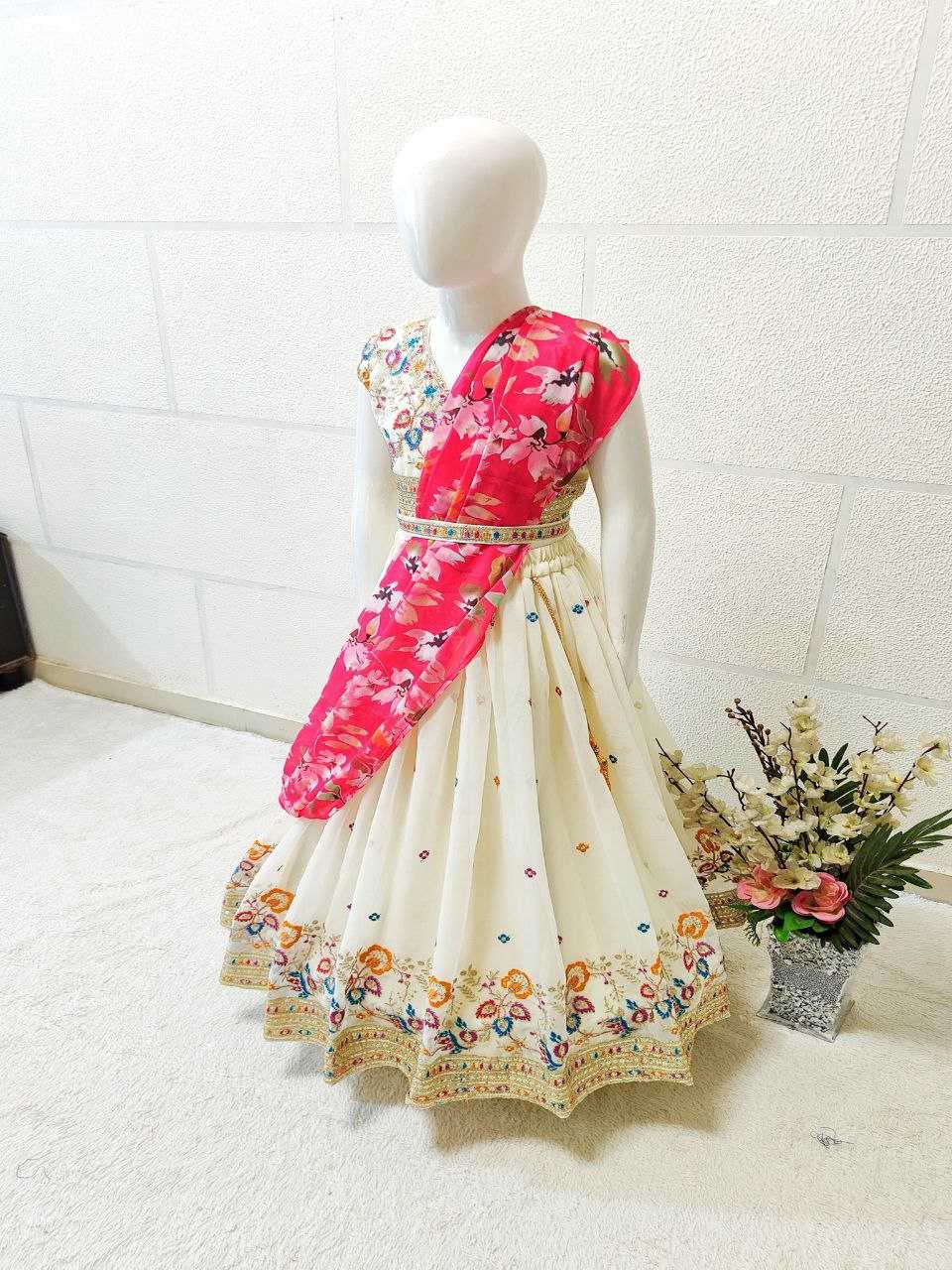 YNF FAUX GEORGETTE KESH168 MNT35 KIDS WEAE WHOLESALE KIDS LEHENGA KIDS TRADITIONAL OUTFITS KIDS FESTIVE WEAR KIDS  WEDDINGS OUTFITS KIDS DIWALI CLOTHES MANUFACTURER