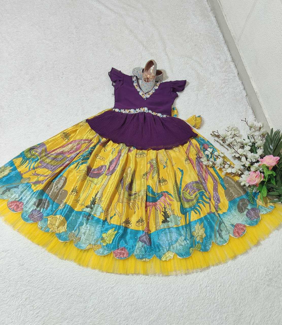 YNF FAUX GEORGETTE KESH168 MNT38 KIDS WEAR WHOLESALE KIDS LEHENGA KIDS TRADITIONAL OUTFITS KIDS LEHENGA CHOLI KIDS FESTIVE WEAR KIDS WEDDING OUTFITS MANUFACTURER