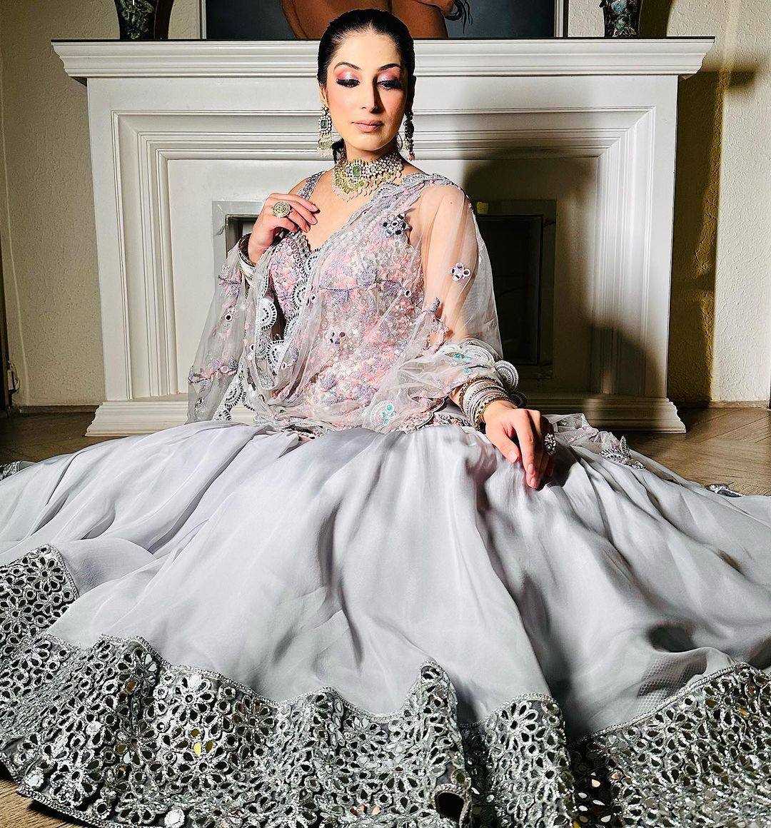 YNF FAUX GEORGETTE RIN169 5760 SUITS & DRESSES WHOLESALE SHARARA SALWAR EMBROIDERY GEORGETTE LADIES PARTY WEAR WEDDING SUITS MANUFACTURER