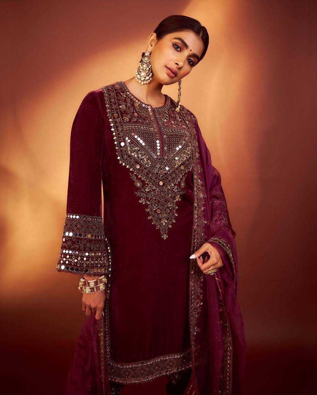 YNF GEORGETTE KESH151 1317 SUITS & DRESSES ISLAMIC CLOTHING WHOLESALE GEORGETTE EMBROIDERED LADIES SILK PAKISTANI VELVET SUITS MANUFACTURER