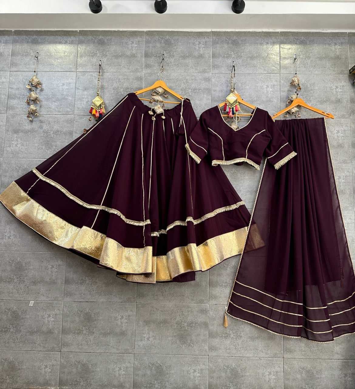 YNF GEORGETTE KESH179 AHB59 LEHENGAS WHOLESALE TRADITIONAL LEHENGAS MANUFACTURER