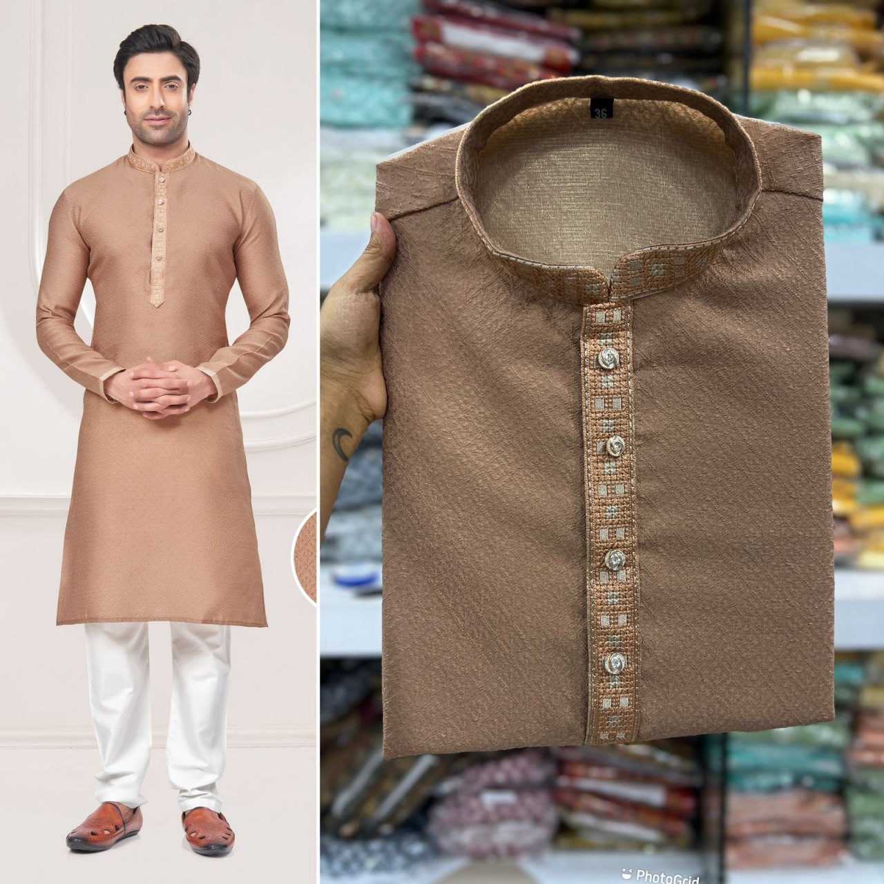 YNF HEAVY SILK INL  254 MENS WEAR WHOLESALE MENS KURTA MENS KURTA PYJAMA SILK KURTA MANUFACTURER