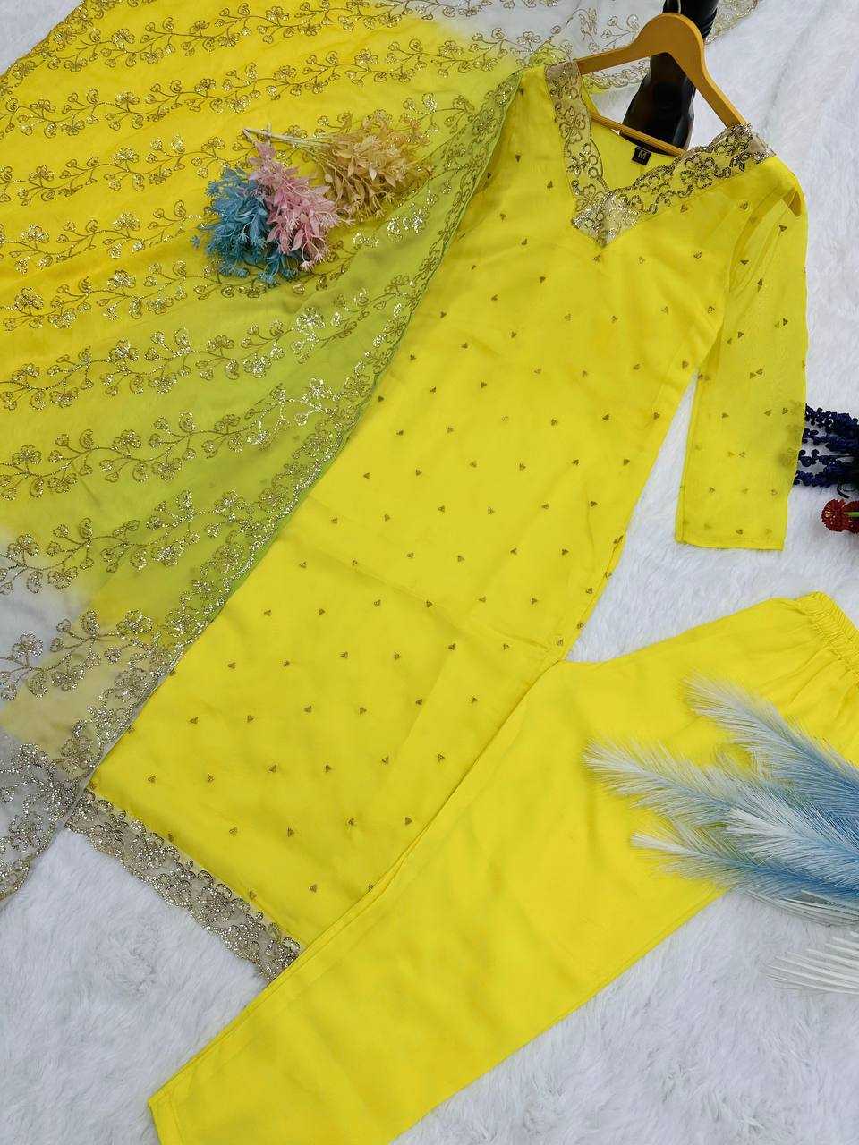 YNF ORGANZA KESH169 612 SUITS & DRESSES WHOLESALE LADIES EMBROIDERY LADIES PARTY WEAR ZARI WORK SUITS MANUFACTURER