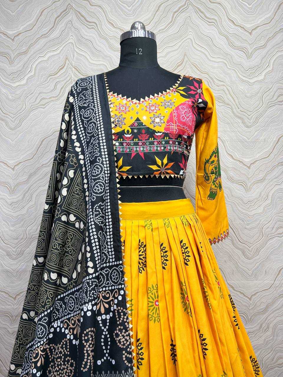 YNF PURE COTTON KESH157 1658 LEHENGAS WHOLESALE PRINTED TRADITIONAL LEHENGAS MANUFACTURER