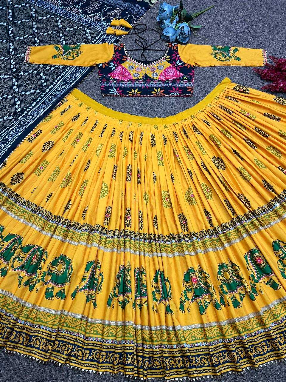 YNF PURE COTTON KESH157 1658 LEHENGAS WHOLESALE PRINTED TRADITIONAL LEHENGAS MANUFACTURER