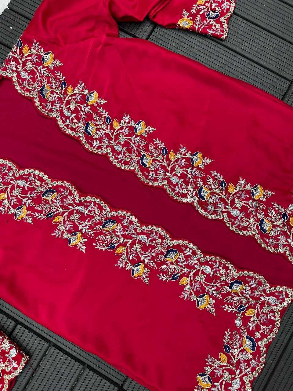 YNF RANGOLI SILK KESH176 104 GOWNS WHOLESALE FANCY GOWNS EMBROIDERED PARTY LONG PARTY WEAR INDO-WESTERN GOWNS WITH JACKET PINK GOWNS MANUFACTURER