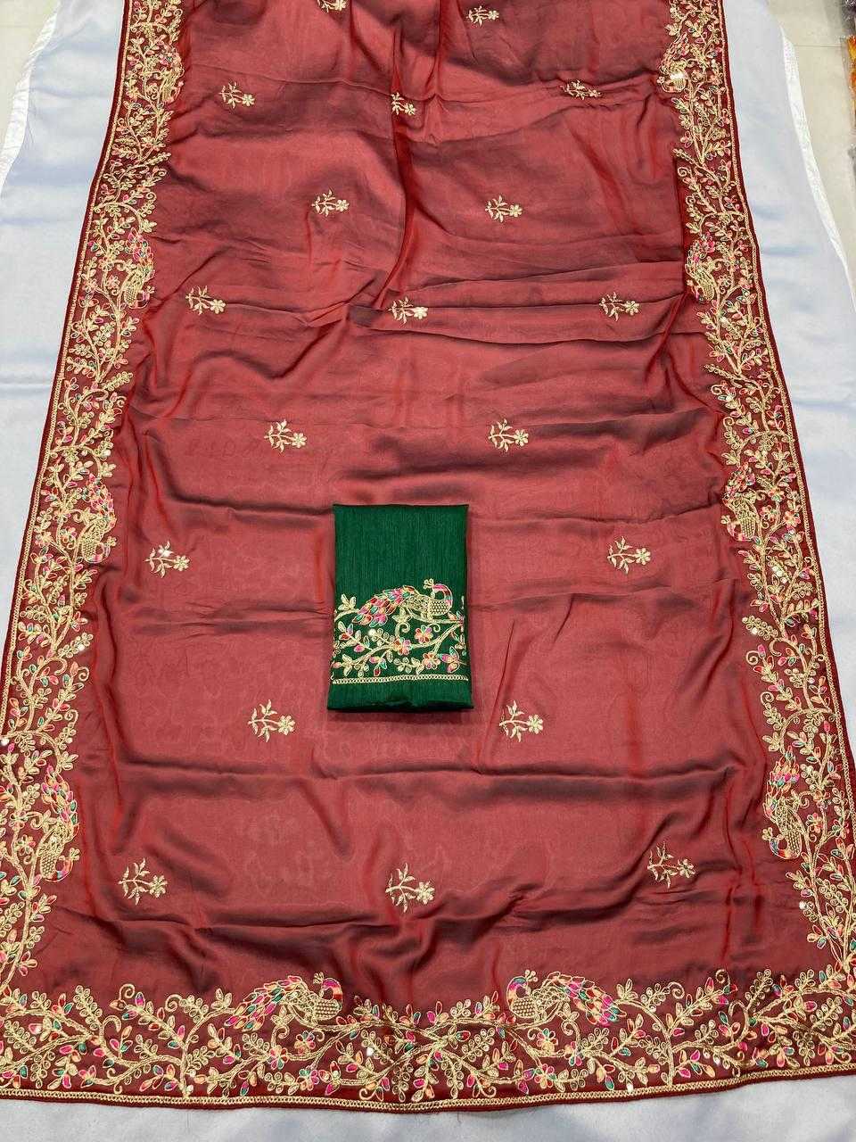 YNF RANGOLI SILK RIN188 Asopalav SAREES WHOLESALE DESIGNER WORK EMBROIDERED DIWALI COLLECTIONS WEDDING SAREES MANUFACTURER