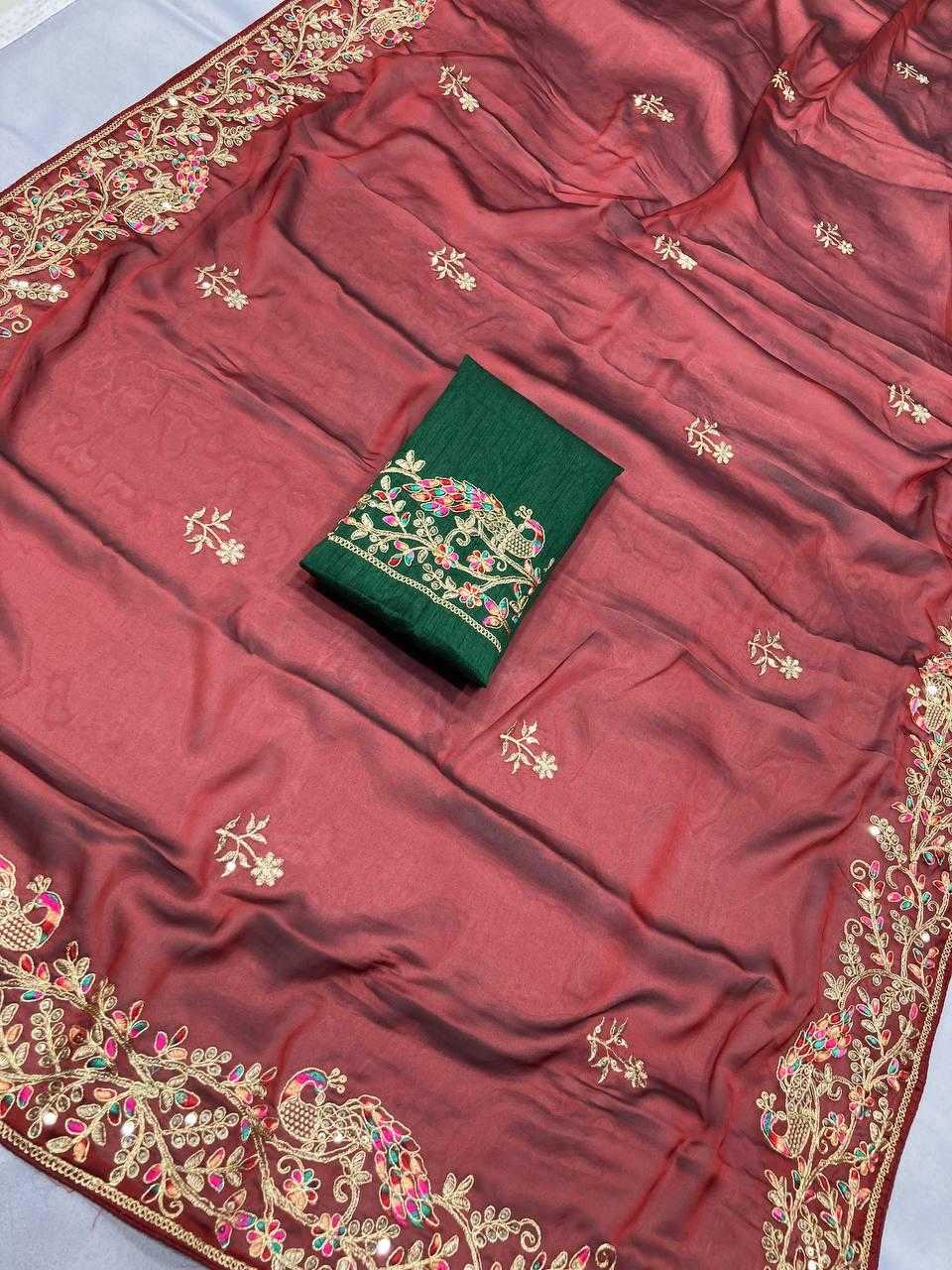 YNF RANGOLI SILK RIN188 Asopalav SAREES WHOLESALE DESIGNER WORK EMBROIDERED DIWALI COLLECTIONS WEDDING SAREES MANUFACTURER