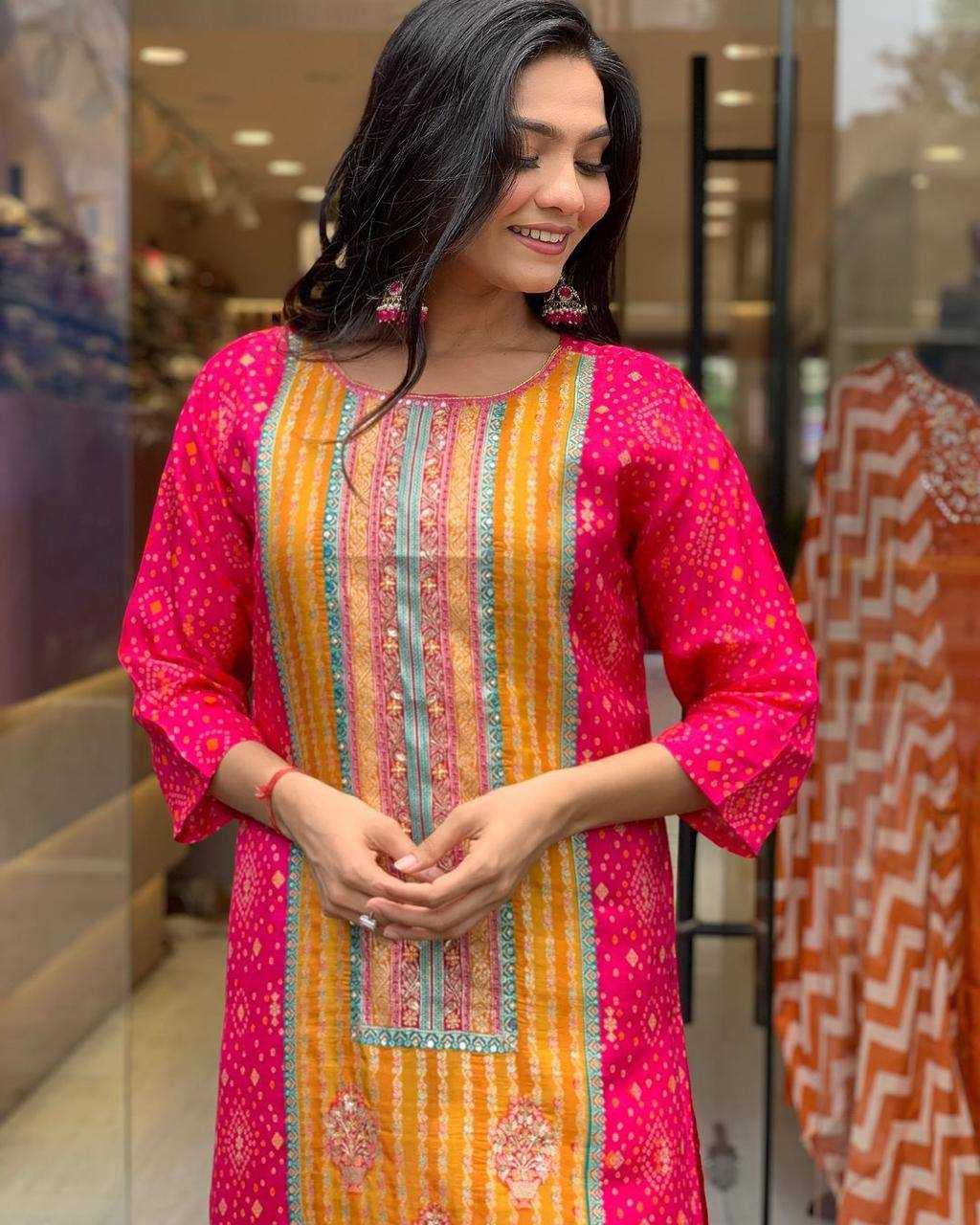 YNF SATIN KESH211 LDY94 SUITS & DRESSES WHOLESALE PRINTED EMBROIDERED LONG KURTIS STRAIGHT CUT PINK SALWAR SUITS MANUFACTURER