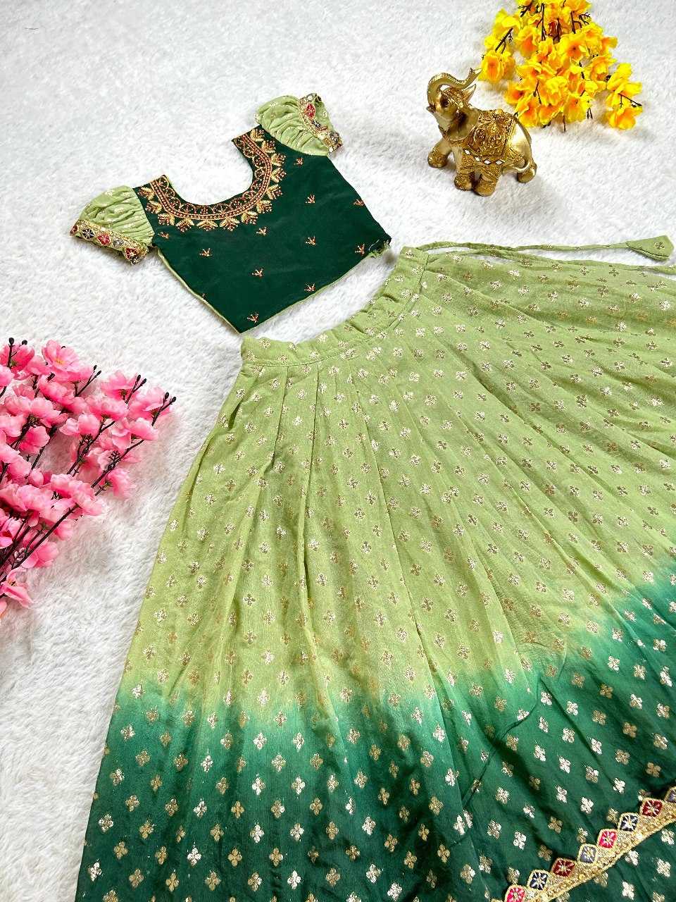 YNF SOFT SILK KESH109 RRKT52 KIDS WEAR WHOLESALE KIDS LEHENGAS MANUFACTURER