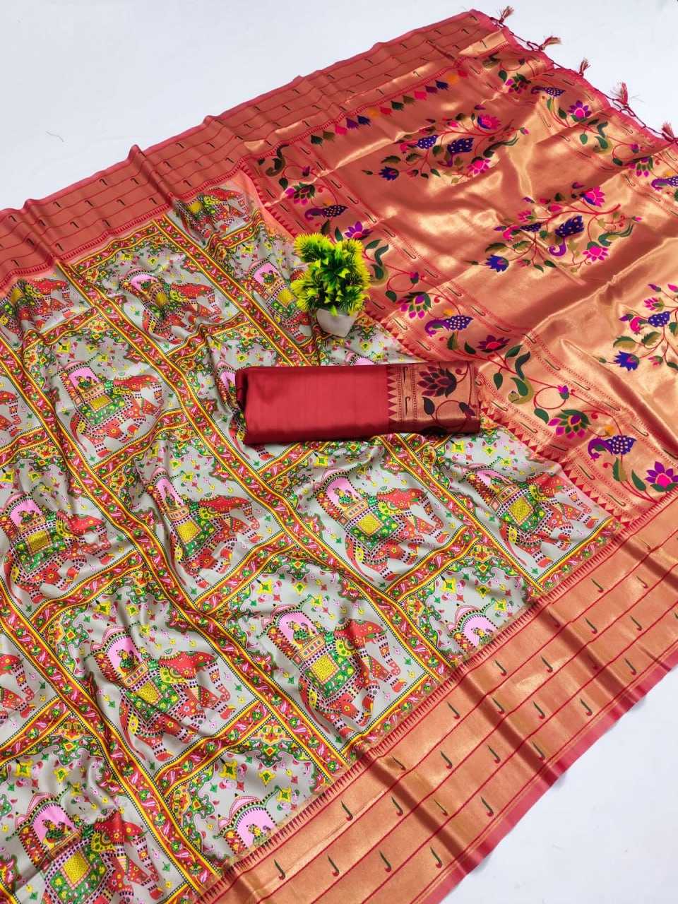 YNF SOFT SILK KESH203 MTW21 SILK SAREES WHOLESALE PAITHANI SOFT SILK PRINTED SILK PURE SILK SAREES MANUFACTURER