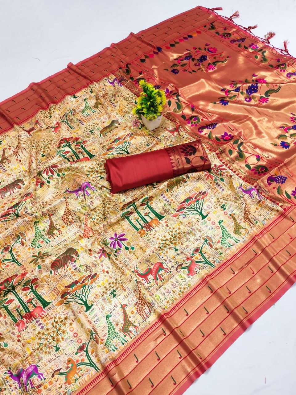 YNF SOFT SILK KESH203 MTW21 SILK SAREES WHOLESALE PAITHANI SOFT SILK PRINTED SILK PURE SILK SAREES MANUFACTURER