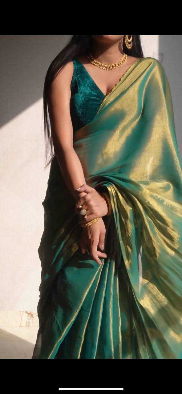 YNF TISSUE SILK KESH186 1012 SAREES WHOLESALE FANCY TISSUE SILK PLAIN SOLID SILK SAREES WITH BLOUSE MANUFACTURER