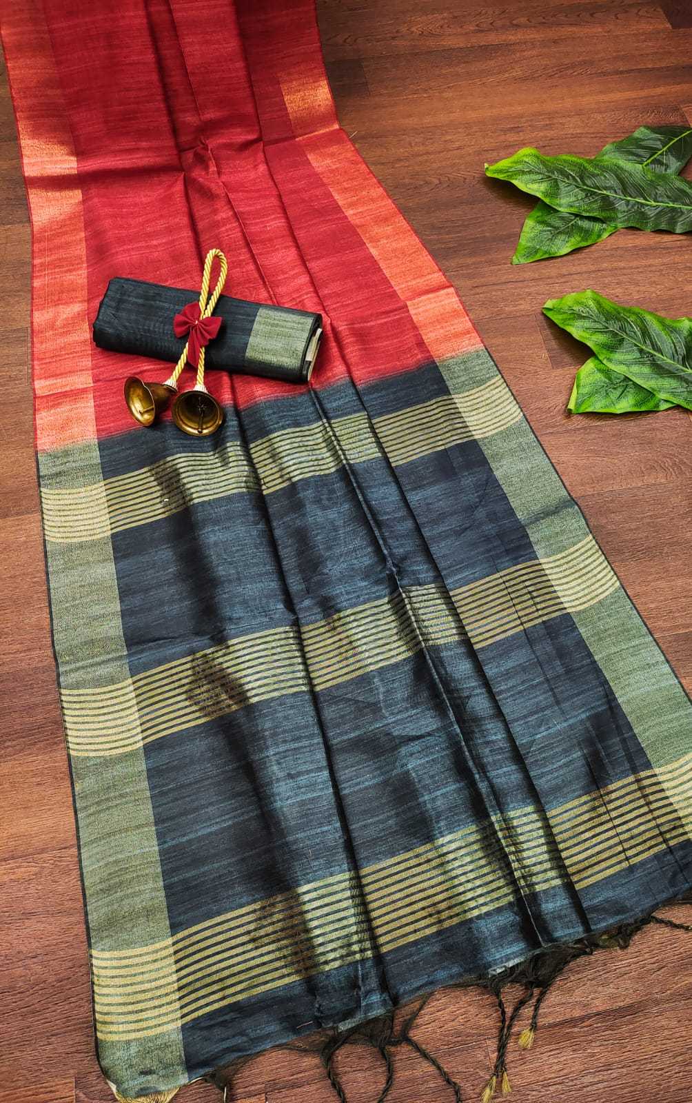 YNF TUSSAR SILK KESH166 RWS07 SILK SAREES WHOLESALE SOFT SILK TUSSAR SILK ZARI BORDER SILK SAREES MANUFACTURER