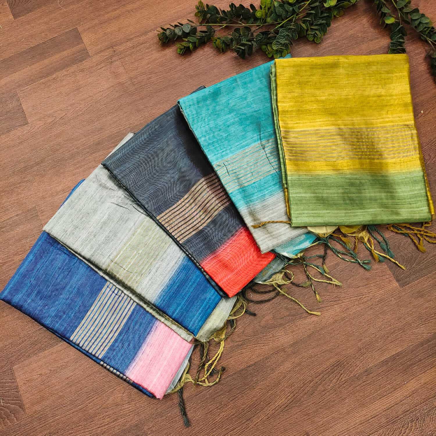 YNF TUSSAR SILK KESH166 RWS07 SILK SAREES WHOLESALE SOFT SILK TUSSAR SILK ZARI BORDER SILK SAREES MANUFACTURER