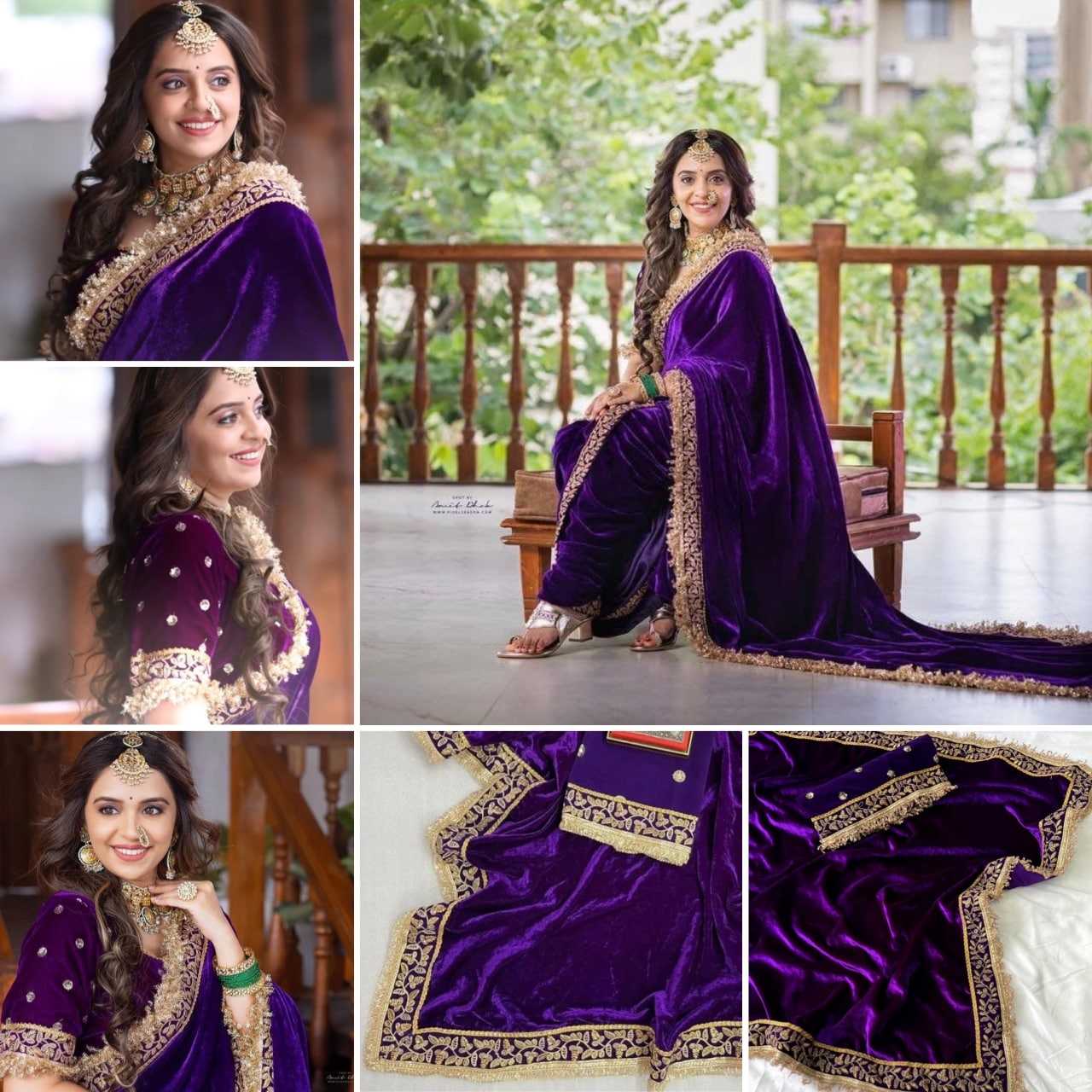 YNF VELVET RIN134 0168 SAREES WHOLESALE VELVET EMBROIDERED LACE BORDER ZARI BORDER SAREES MANUFACTURER