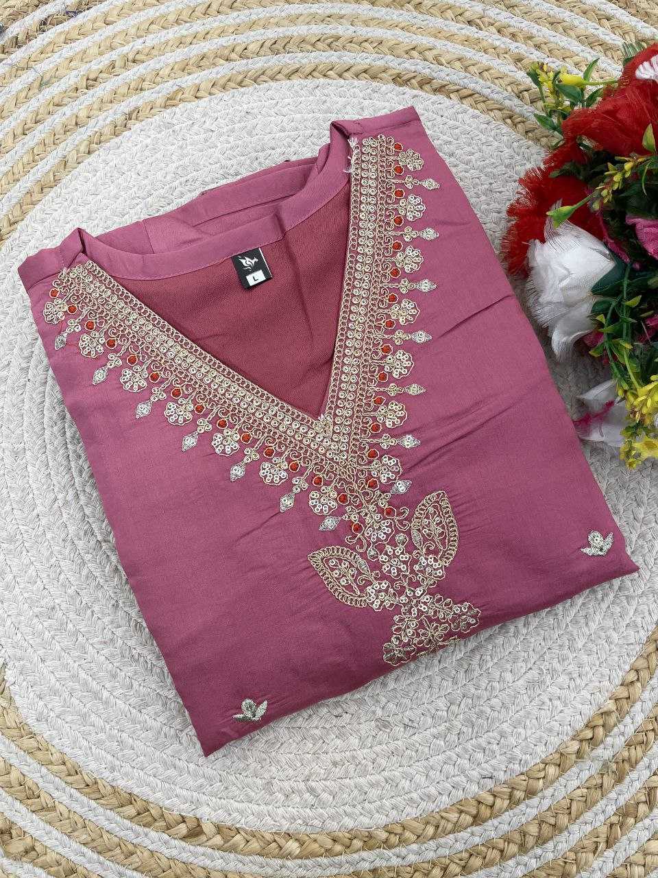 YNF VISCOSE CHANDERI RIN174 NIHARIKA SUITS & DRESSES WHOLESALE EMBROIDERY LADIES PARTY WEAR CHANDERI DIWALI COLLECTIONS SUITS MANUFACTURER