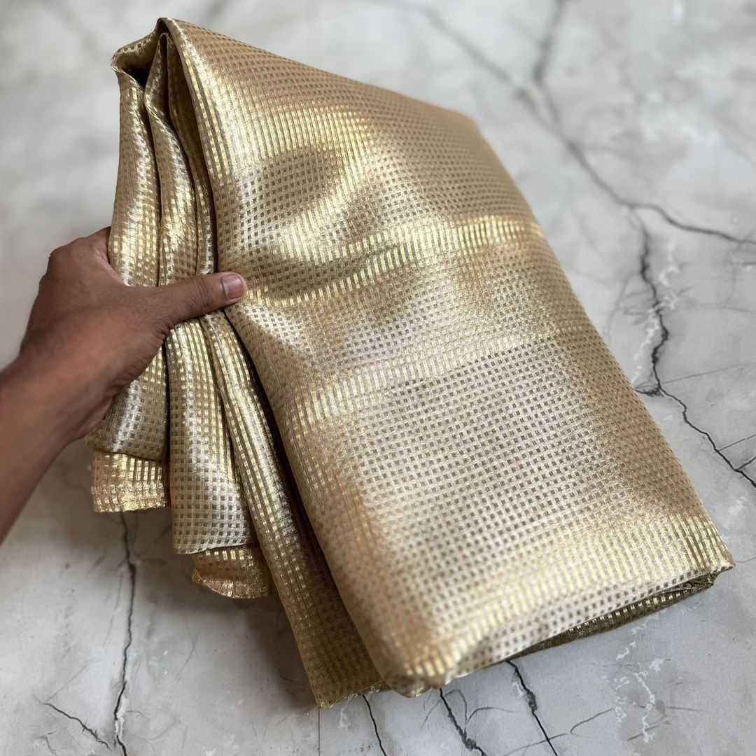 YNF BANARASI SILK KESH131 NAYANTHARA TISSUE SILK SAREES WHOLESALE BANARASI SILK SOFT SILK TRADITIONAL SILK SAREES WITH GOLD BORDERS GOLDEN SILK SAREES MANUFACTURER