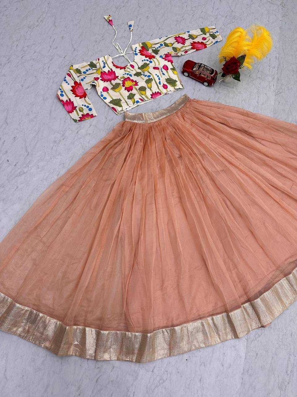 YNF CHENT CREP KESH119 453 AKSHARA LEHENGAS WHOLESALE FANCY KALAMKARI LEHENGA WITH BLOUSE LEHENGAS MANUFACTURER