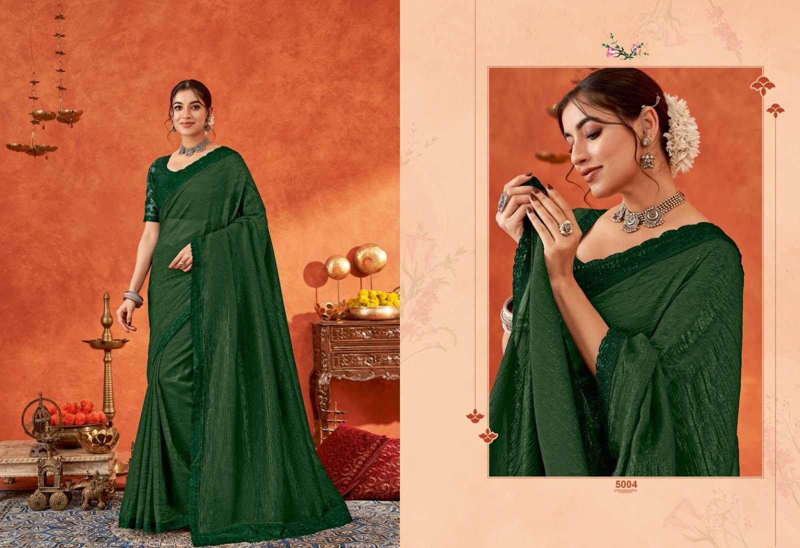 YNF CHIFFON SILK KESH235 5000 SERIES CLOTHING BRANDS WHOLESALE SUMA SAREES MANUFACTURER