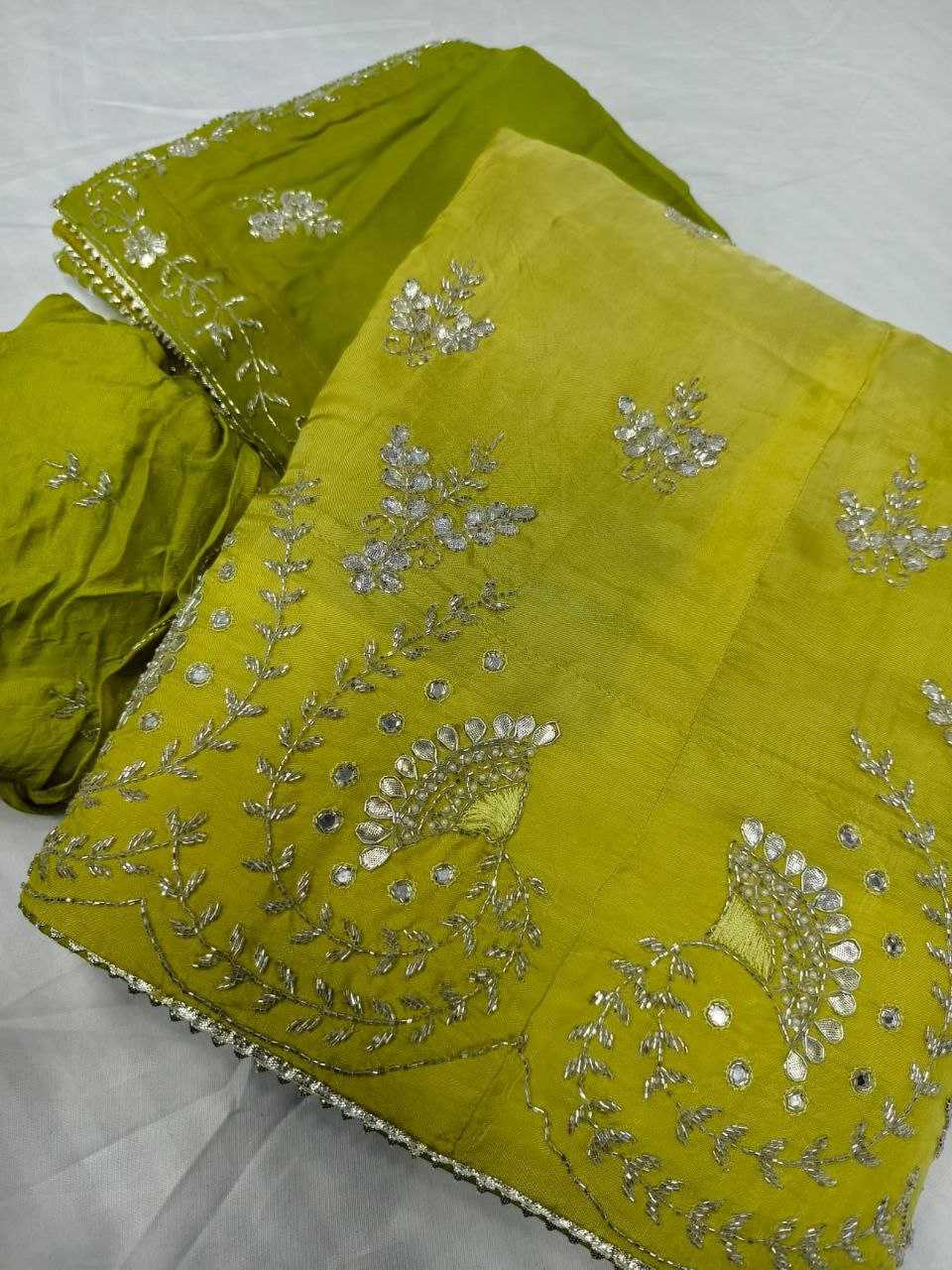 YNF CHINON SILK KESH179 AHB88 LEHENGAS WHOLESALE TRADITIONAL LEHENGA SILK LEHENGA RAJAWADA GOTA PATTI LEHENGA MANUFACTURER