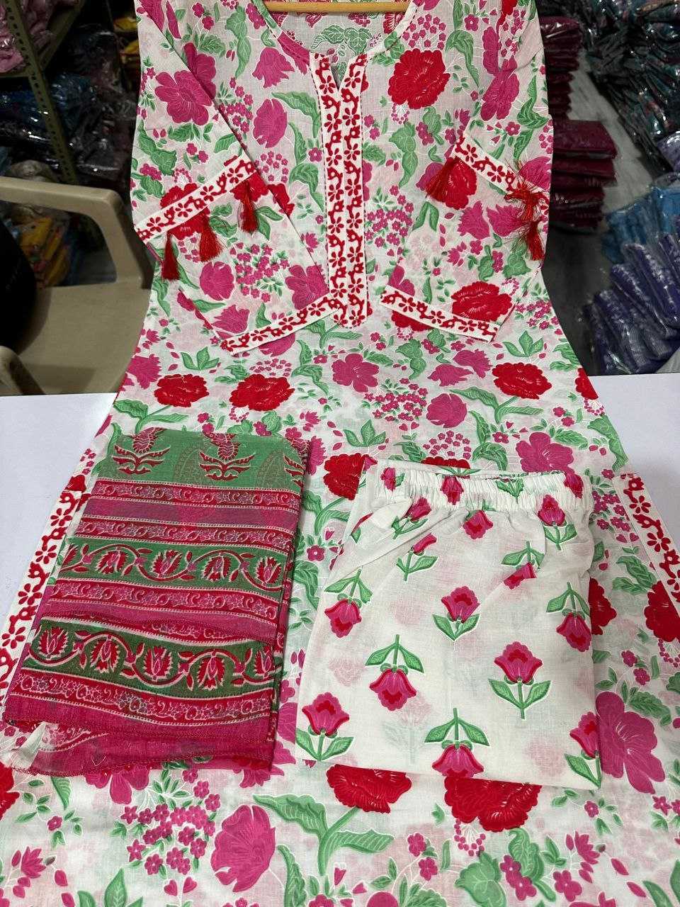 YNF COTTON KESH179 AHB70 SUITS & DREESES WHOLESALE LADIES PRINTED COTTON LONG KURTIS SUITS MANUFACTURER