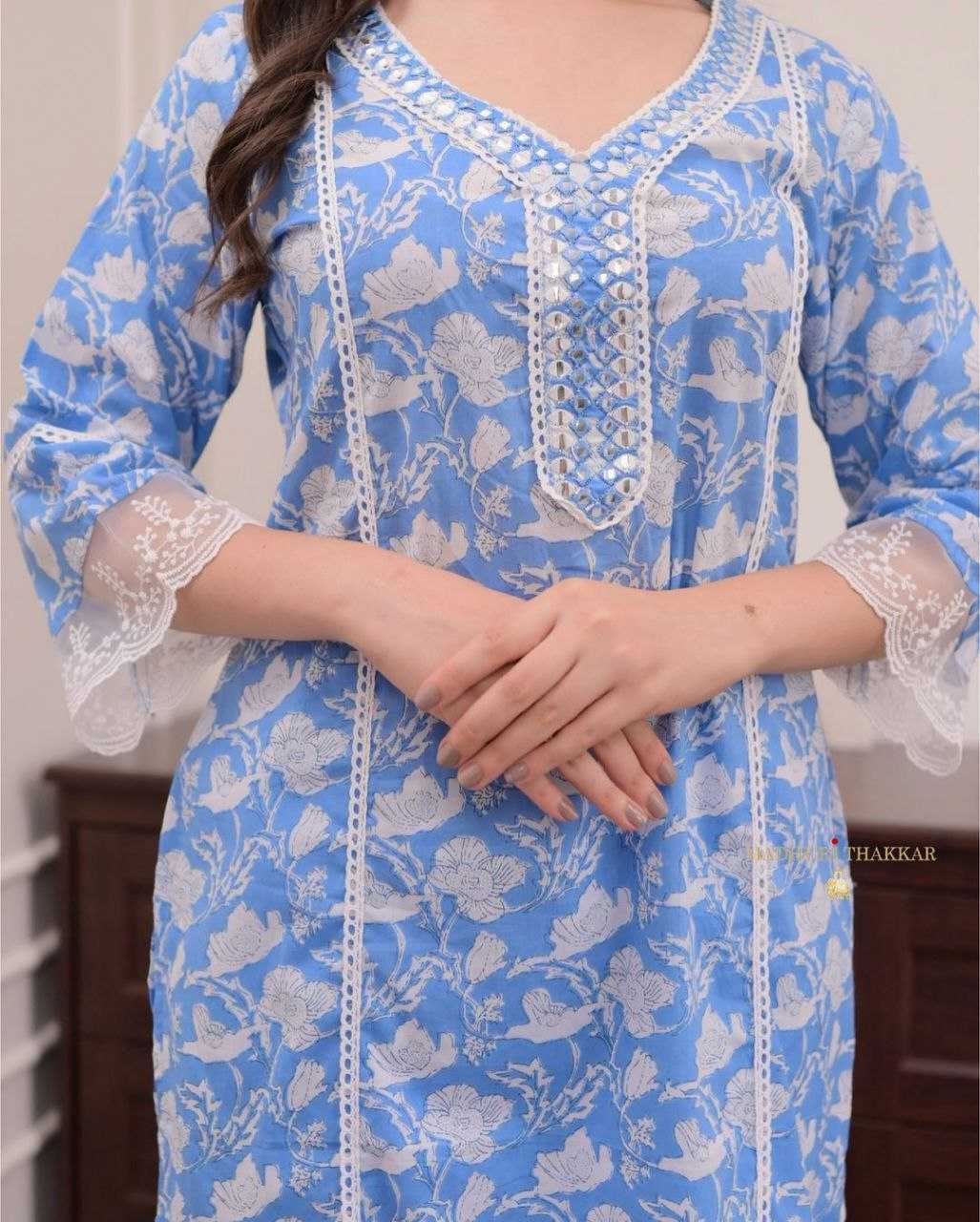 YNF COTTON KESH209 BHC08 SUITS & DRESSES WHOLESALE LADIES PRINTED COTTON MANUFACTURER