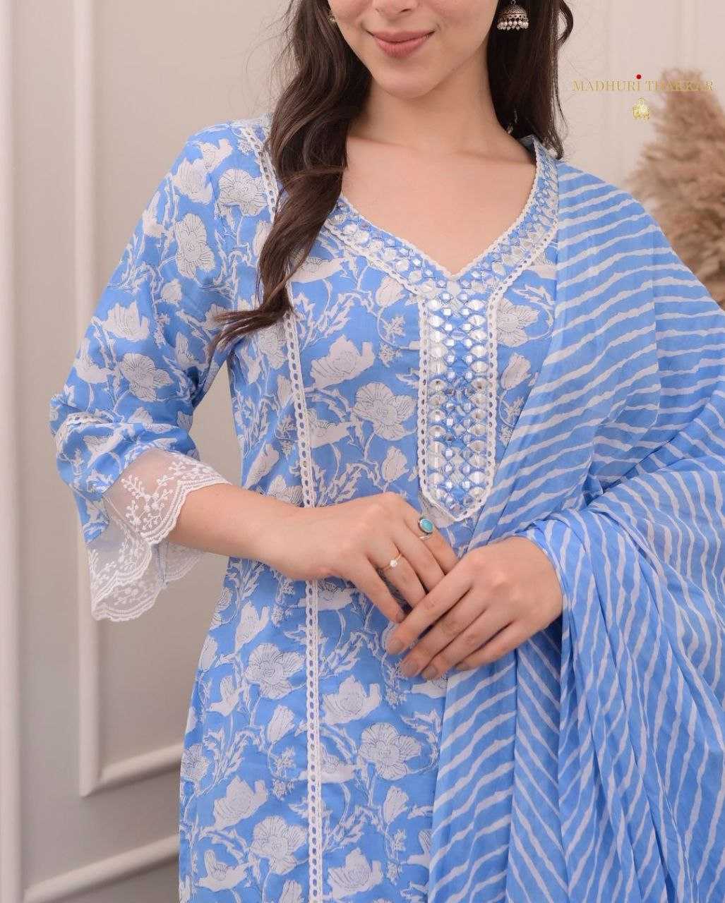 YNF COTTON KESH209 BHC08 SUITS & DRESSES WHOLESALE LADIES PRINTED COTTON MANUFACTURER