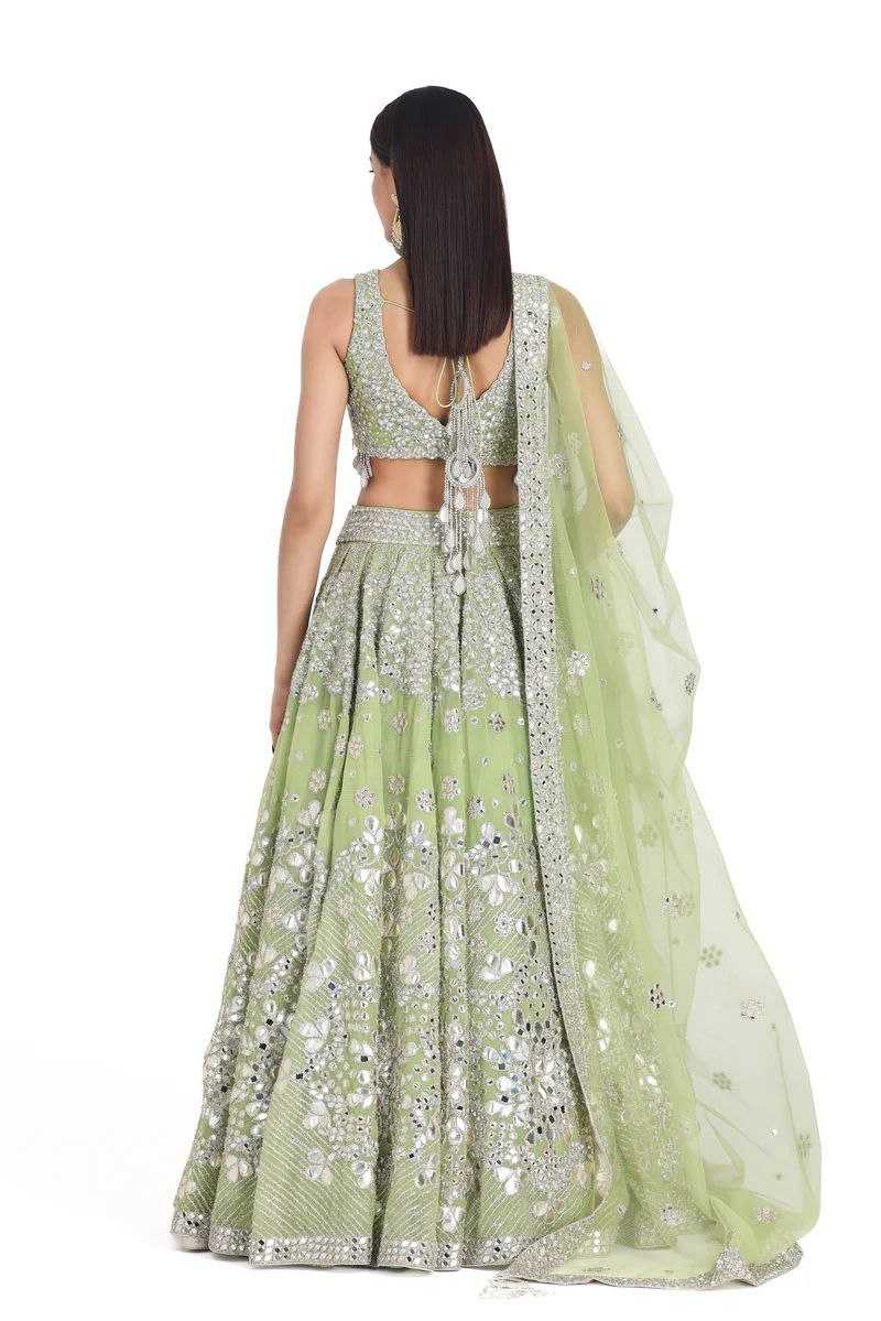 YNF FAUX GEORGETTE RIN121 1001 LEHENGAS WHOLESALE DESIGENR BRIDAL WEDDING GEORGETTE PECEPTION LEHENGAS MANUFACTURER