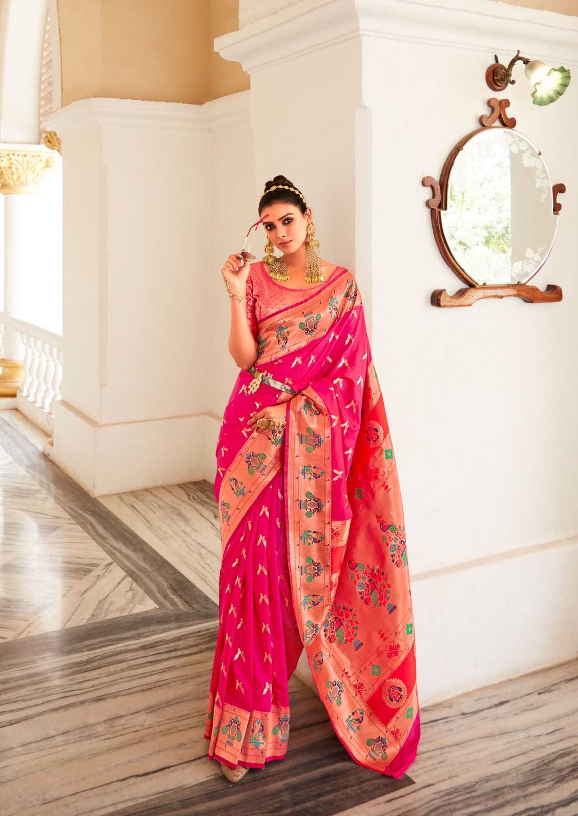 YNF HEAVY SILK RAJPATH KESH235 RajYog CLOTHING BRANDS WHOLESALE SAREES MANUFACTURER