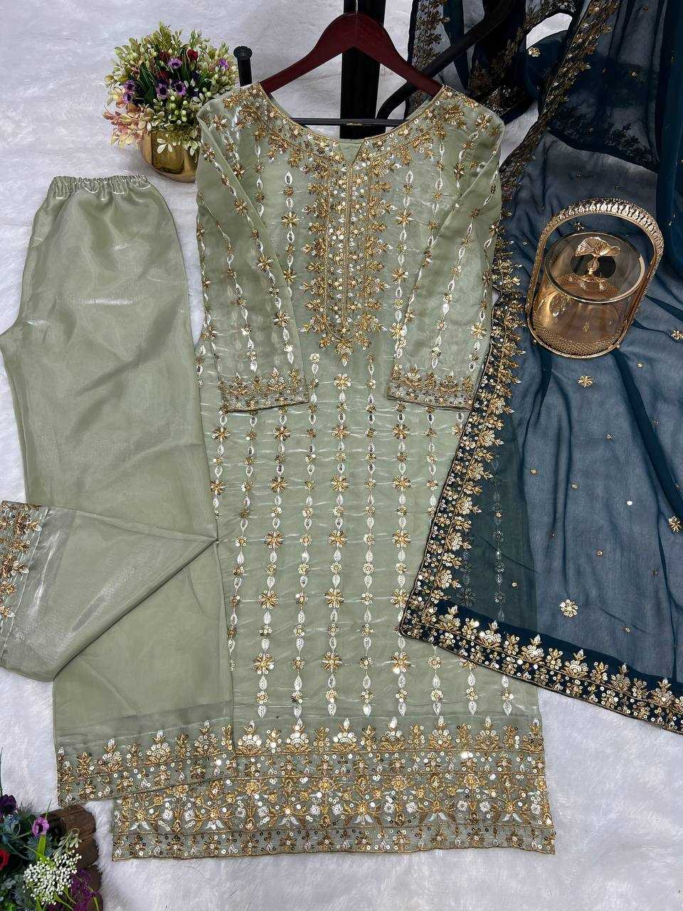 YNF JIMMY CHOO KESH227 1004 SUITS & DRESSES ISLAMIC CLOTHING WHOLESALE PAKISTANI EMBROIDERY LADIES SILK LONG KURTIS SUITS MANUFACTURER