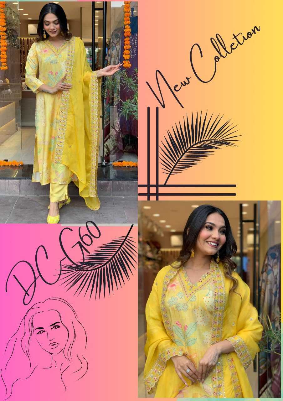 YNF MUSLIN KESH164 G60 SUITS & DRESSES WHOLESALE PRINTED LONG KURTI YELLOW SALWAR EMBROIDRY SUITS MANUFACTURE