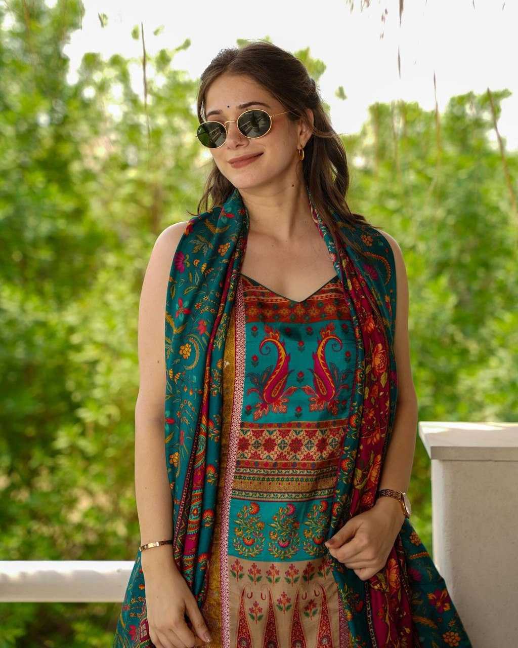 YNF MUSLIN KESH164 G65 SUITS & DRESSES WHOLESALE PRINTED LONG KURTI SLEEVELESS DRESSES SUITS MANUFACTURE