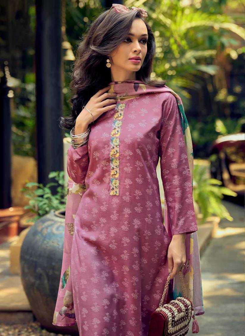 YNF MUSLIN KESH164 G68 SUITS & DRESSES WHOLESALE PRINTED LADIES LONG KURTI PINK SALWAR SUITS MANUFACTURE