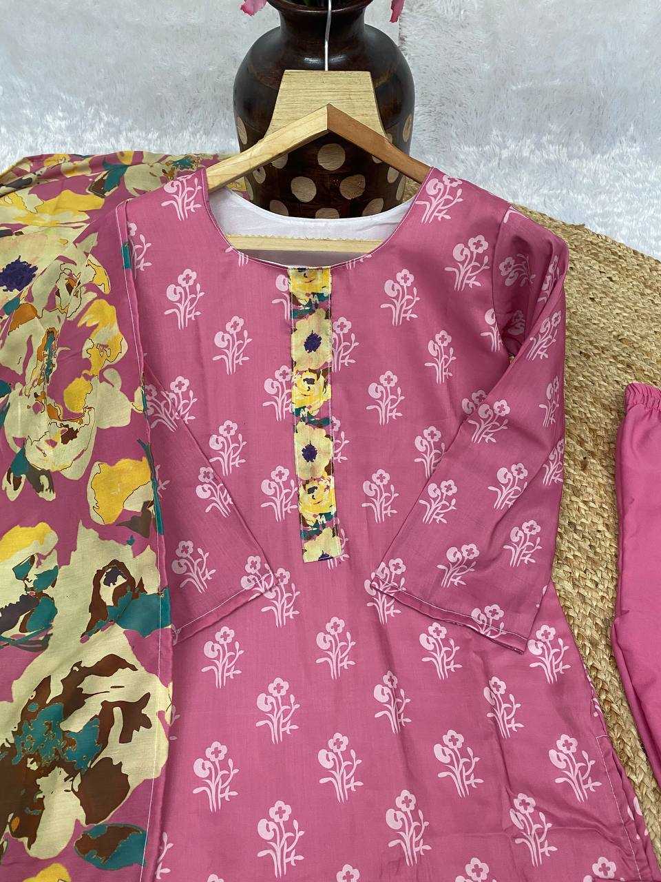 YNF MUSLIN KESH164 G68 SUITS & DRESSES WHOLESALE PRINTED LADIES LONG KURTI PINK SALWAR SUITS MANUFACTURE