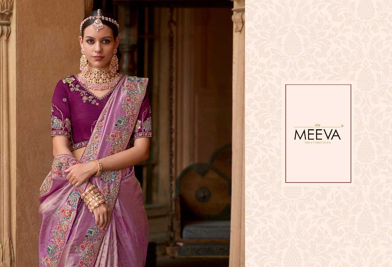 YNF ORGANZA SILK MEEVA KESH235 MUGDA CLOTHING BRANDS WHOLESALE SAREES MANUFACTURER