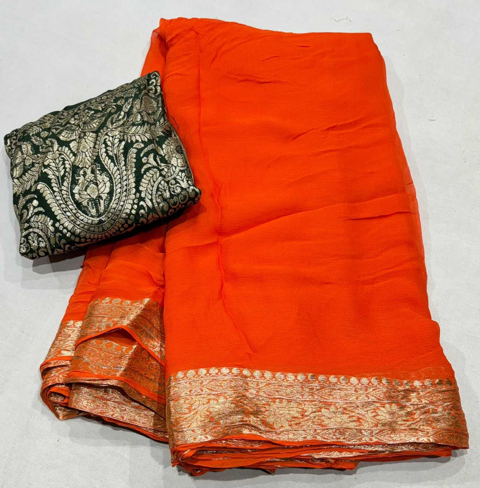 YNF PURE CHIFFON RIN152 NSD66 SAREES WHOLESALE LADIES CHIFFON LACE BORDER ZARI BORDER SAREES MANUFACTURER