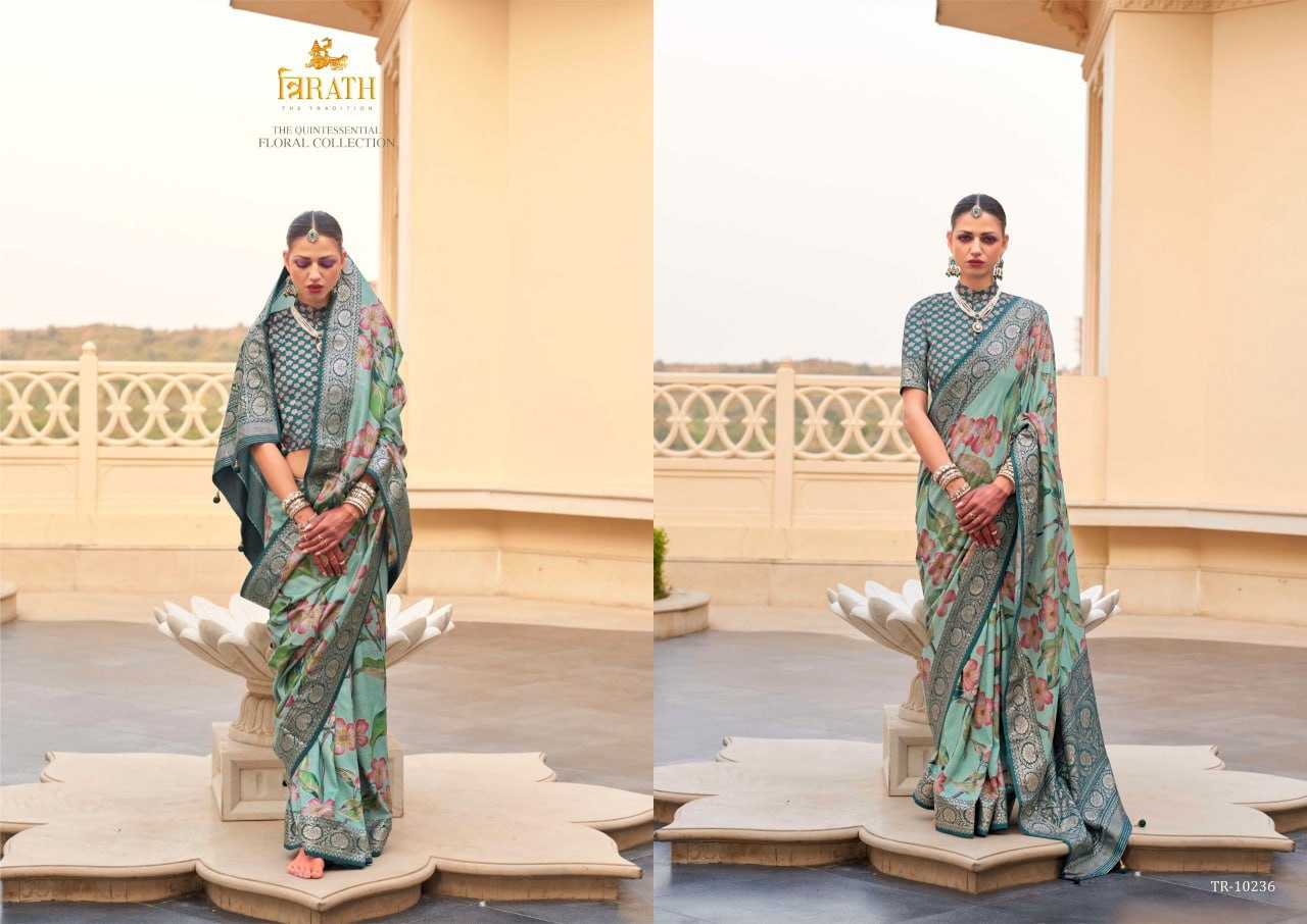 YNF PURE SILK KESH113 Pushpvatika CLOTHING BRANDS WHOLESALE TRIRATH SAREES MANUFACTURER