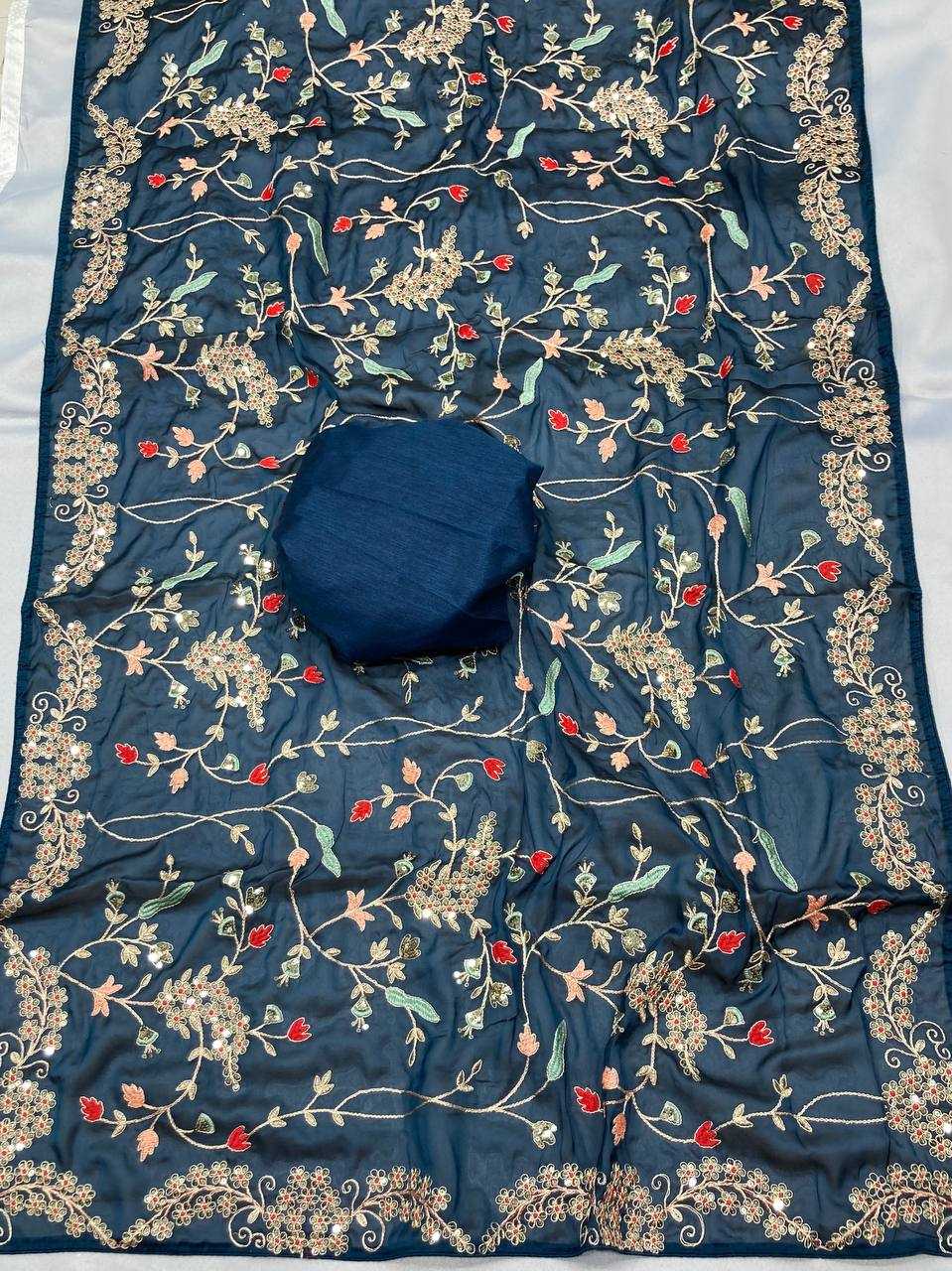 YNF RANGOLI SILK RIN188 Gadar SAREES WHOLESALE DESIGNER SILK EMBROIDERED SILK SAREE MANUFACTURER