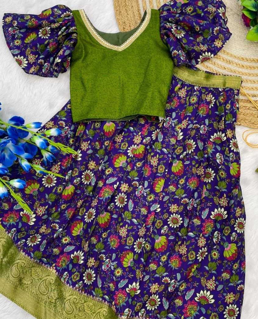 YNF  SOFT DOLA KESH189 VET08 KIDS WEAR WHOLESALE KIDS LEHENGA KIDS ETHNIC WEAR KIDS LEHENGA CHOLI KIDS FESTIVE WEAR MANUFACTURER