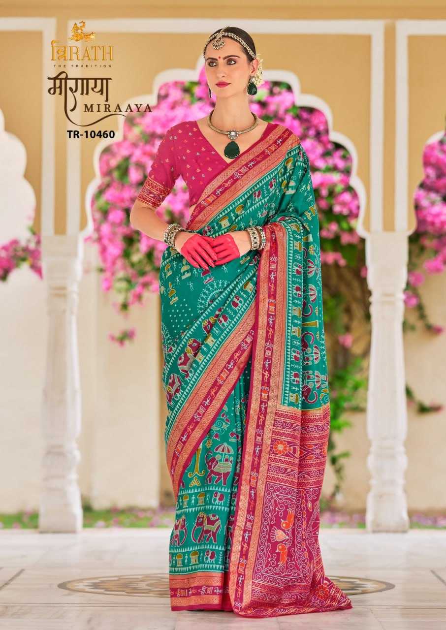 YNF SOFT SILK TRIRATH KESH235 MIRAAYA CLOTHING BRANDS WHOLESALE SAREES MANUFACTURER